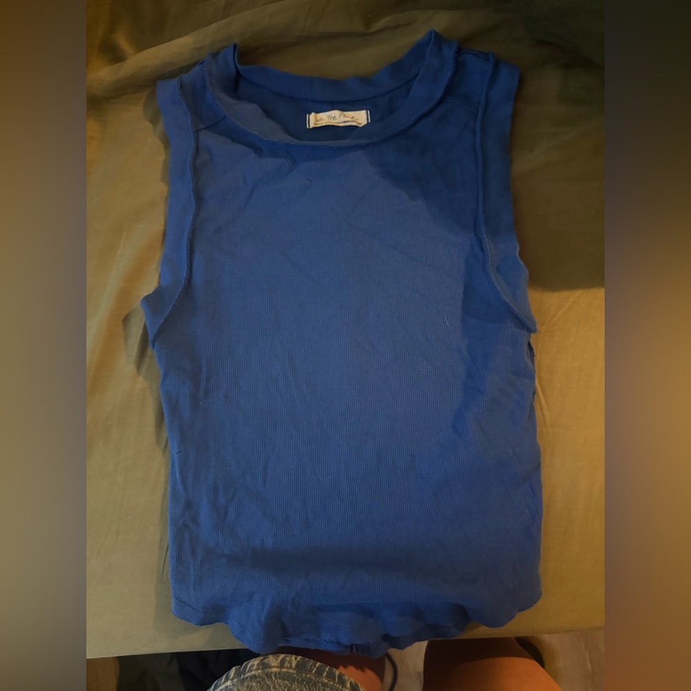 Blue Free People Kate Tank - sold out color
